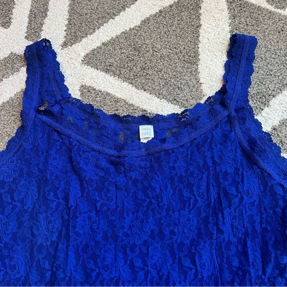Hanky Panky Plus 3X royal blue camisole - Picture 2 of 5